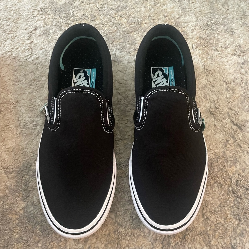 NWT Vans Black Slip-On Shoes
